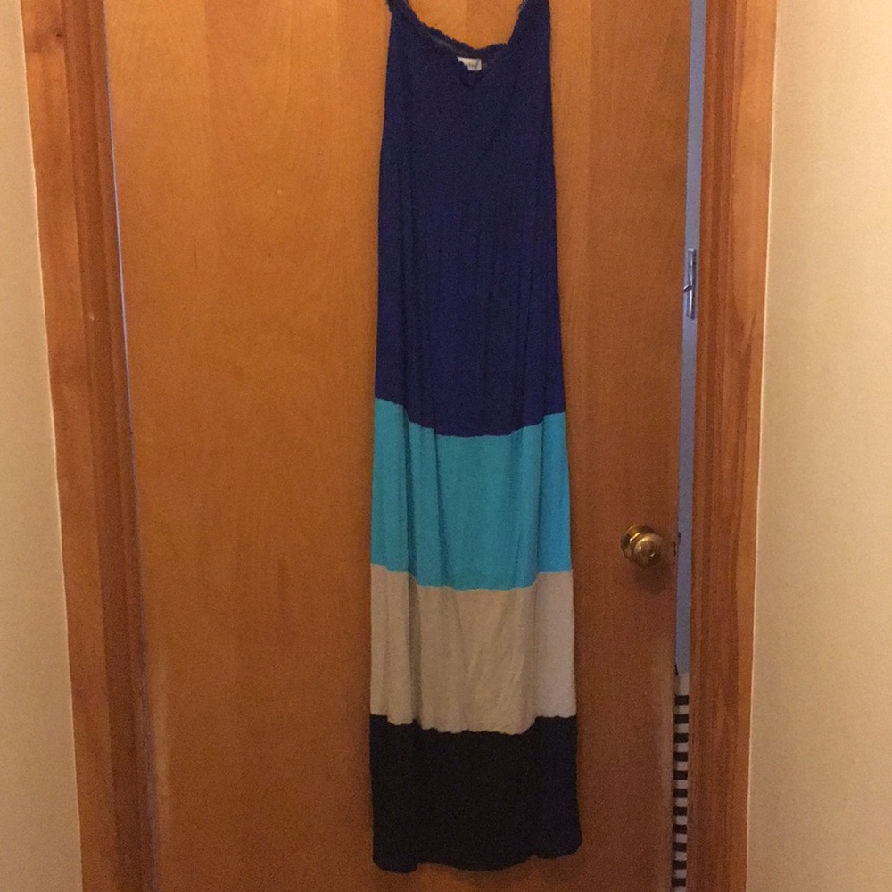 Calvin Klein maxi dress strapless